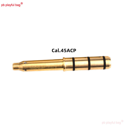 Outdoor Sports Toy Laser Bore Sight .cal 45 acp  38spl Cal Red Dot Training 2MW Laser Toy Accessories Game QG518