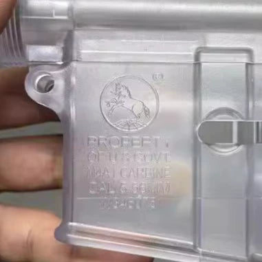 MWS nylon pony military version JMT powder transparent case AR15 laser toy M4 modified accessories sister group