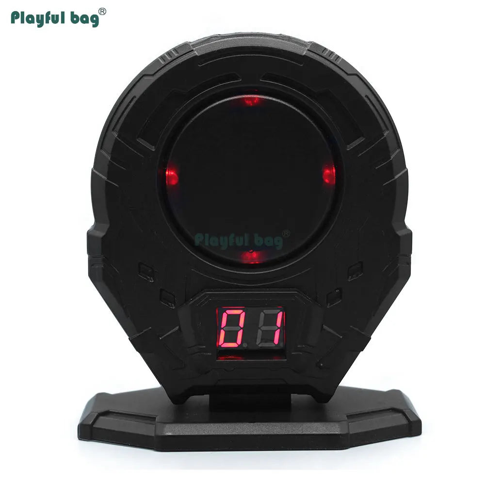 Laser toy gun shooting training target mini infrared Dart Target Laser Training Target Induction Laser Target Auto-Scoring Target Sound Light Feedback