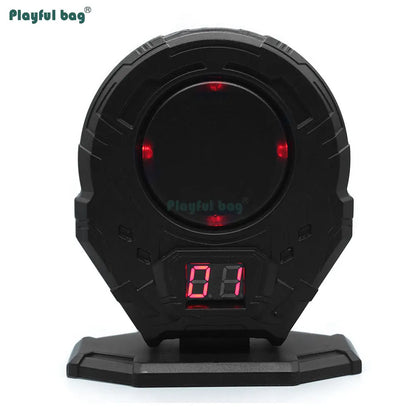 Laser toy gun shooting training target mini infrared Dart Target Laser Training Target Induction Laser Target Auto-Scoring Target Sound Light Feedback