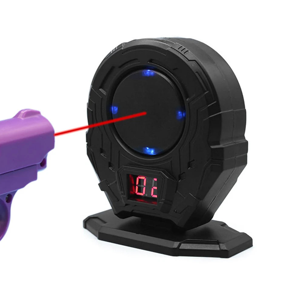 Laser toy gun shooting training target mini infrared Dart Target Laser Training Target Induction Laser Target Auto-Scoring Target Sound Light Feedback