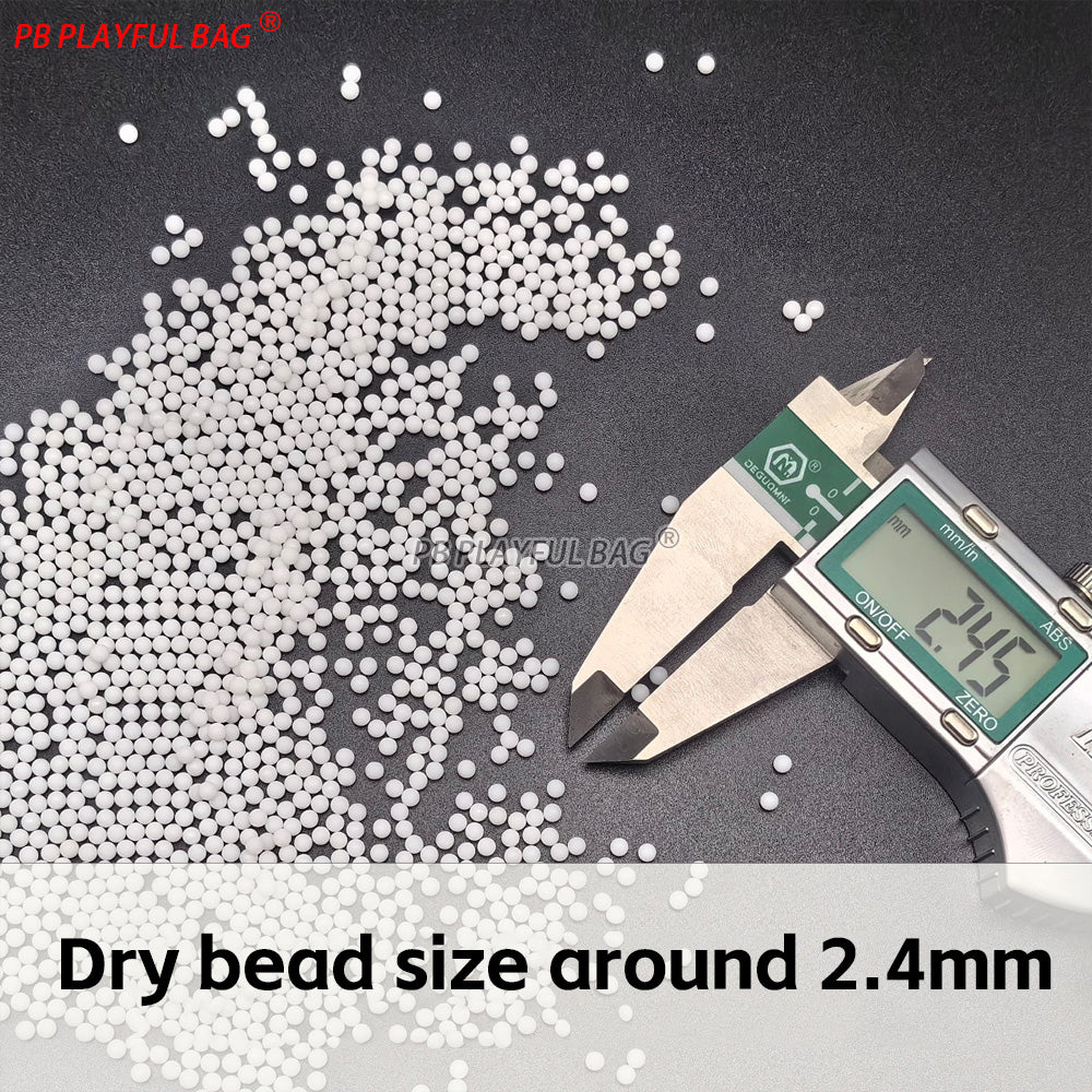 1kg 7-8MM Milky White Gel Ball Ammo for Gel Blasters Water Absorbing Beads Toy Gun Accessories Wholesale QJ147