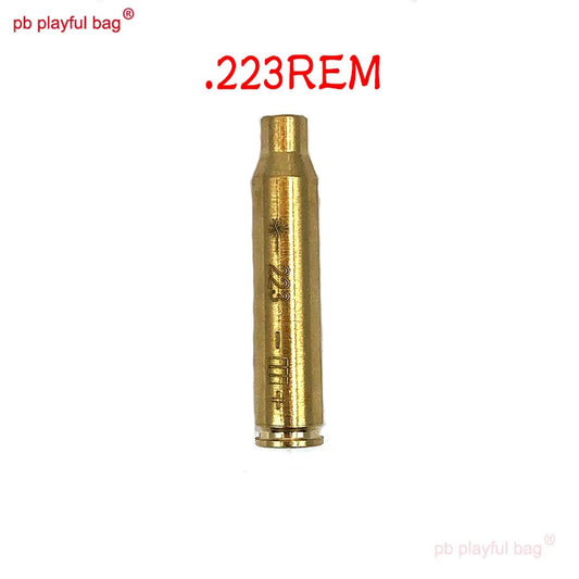 Cartridge Red Laser Bore Sight .223REM Laser training bullets Shooting training toy gun bullets Suitable for toy rifles