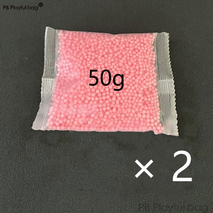 Outdoor Sport 7-8mm Pink Gel Ball Water Bullet Absorbing Ball Toy Accessories Frosted Hardening Crystal Beads Toy Gun Game QG501