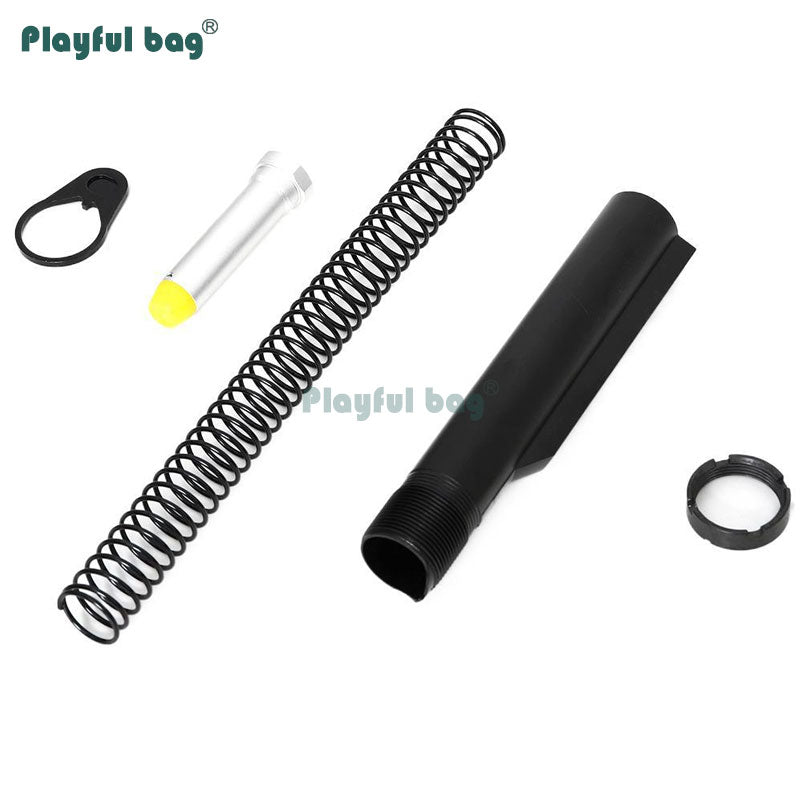 Playful bag CS game toy AR15 M4 M16 tube CS toys accessory Toys gel ball blaster parts diy Spring  APA02