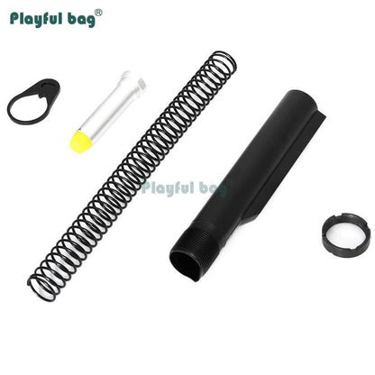 Playful bag CS game toy AR15 M4 M16 tube CS toys accessory Toys gel ball blaster parts diy Spring  APA02