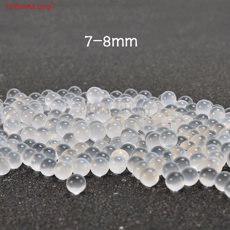 PB Playful bag Outdoor sport P1 special 7mm Frosted transparent gel ball Hardened/creamy white/heavier crystal gel ball toy