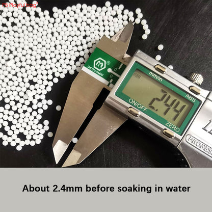 1KG 7-8MM Frosted Gel Ball Toy Gun Bullets Water Absorb Beads Toys Accessory QJ95