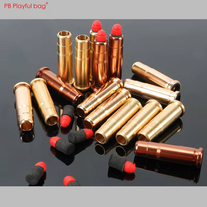 Little moon revolver ZP5 soft bullet shell CS Shell ejection blaster toy parts Foam bullet cs sport toys QI46 Playful bag