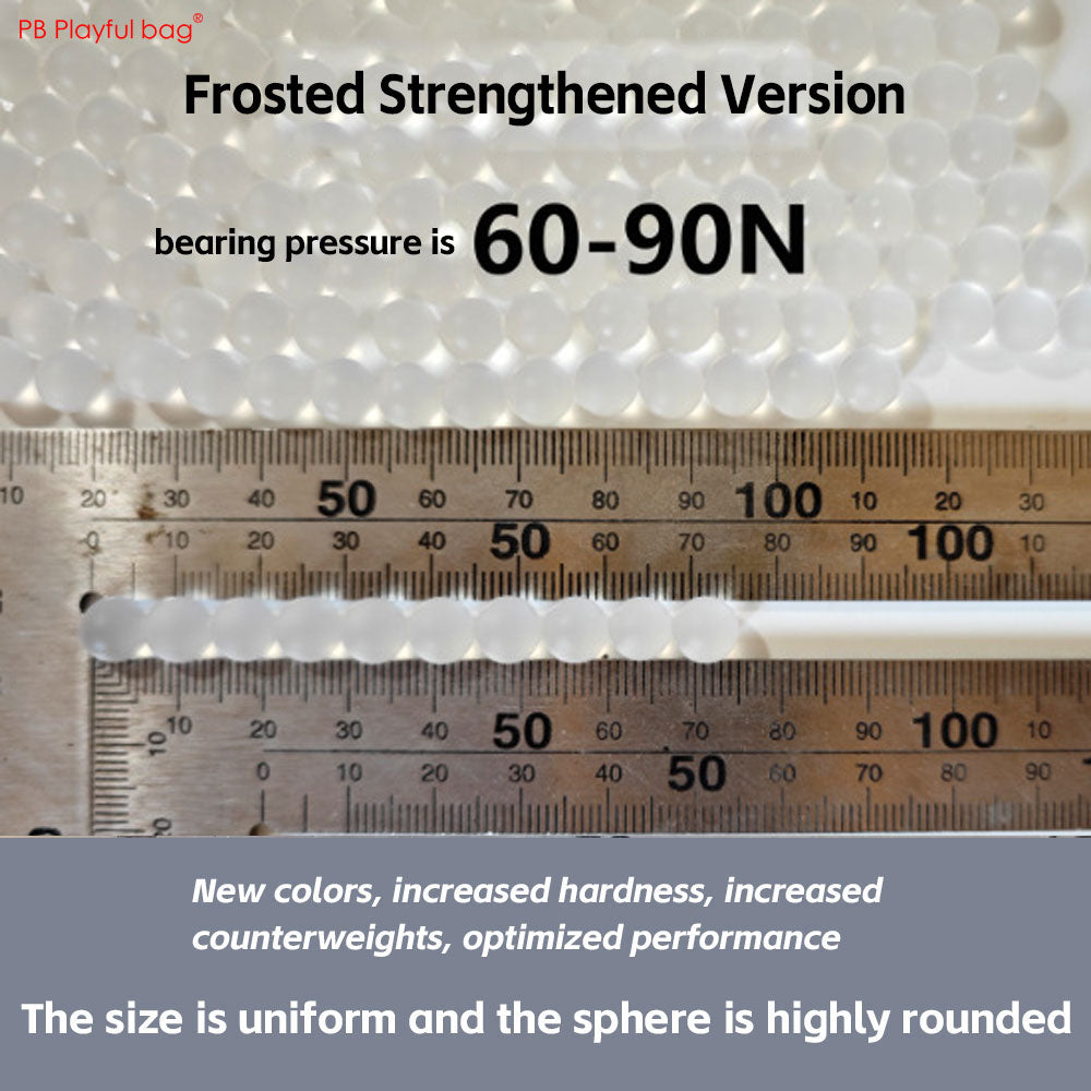 1KG 7-8mm Reinforced Frosted Gel Ball Toy Gun Bullet Toughened Weighted Hardened Gel Ball Water Absorb Beads Toy Parts QJ94.1