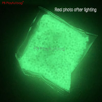 Playful bag CS Sport Toy Milky White Gel Ball Adding Hard Luminous Gel Ball 7-8MM For Gel Ball Gun QD9