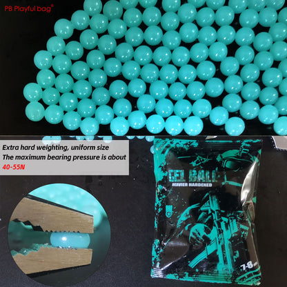 5 packs 7-8MM Frosted Gel Ball Tiffany Blue/Ghost Black Heavier Hardened Water Absorb Beads Toy Gun Bullet QJ93