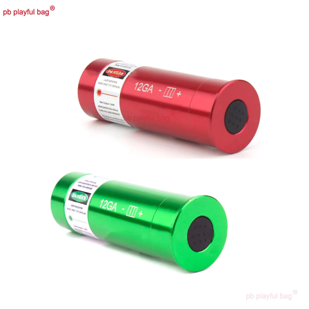 Red Green Dot Sight Training 2MW Laser Bullet 12GA with ON OFF CS Game Toy Accessories QG519 Pb Playful Bag Outdoor Sport