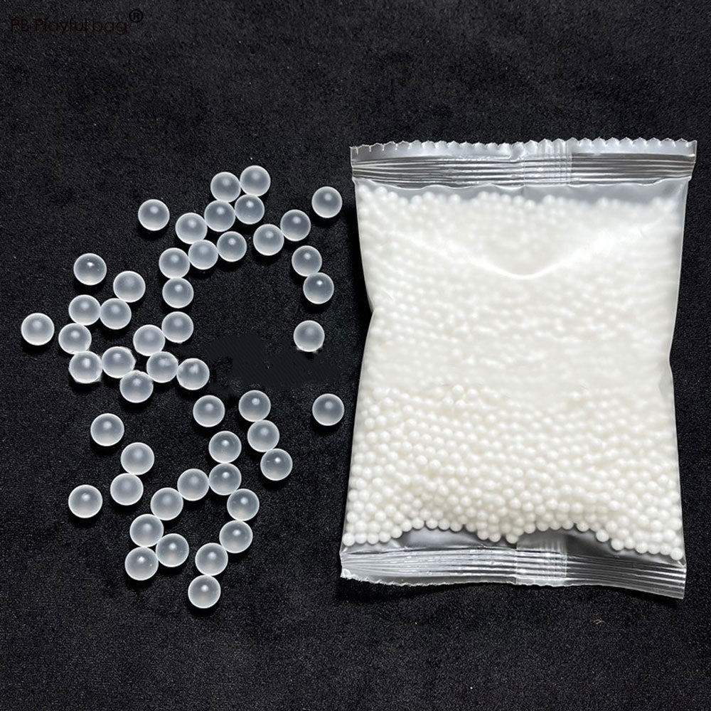 Outdoor Sport 7-8mm Pink Gel Ball Water Bullet Absorbing Ball Toy Accessories Frosted Hardening Crystal Beads Toy Gun Game QG501