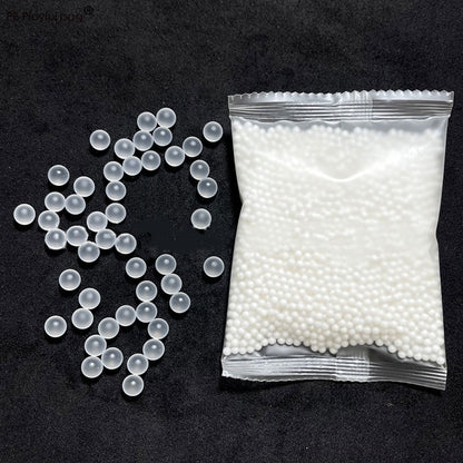 Outdoor Sport 7-8mm Pink Gel Ball Water Bullet Absorbing Ball Toy Accessories Frosted Hardening Crystal Beads Toy Gun Game QG501