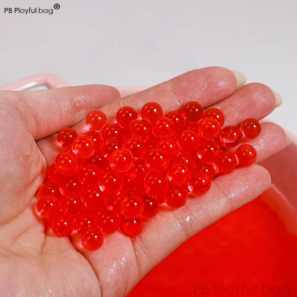 Outdoor Sports 7-8mm Gel Ball Crystal Soil Water Beads Water Bullets Leisure CS Games Toy Accessories Plant Decoration QG629