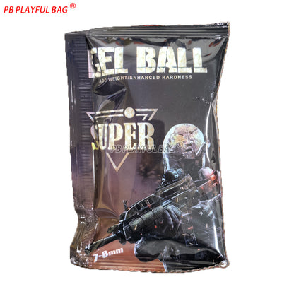 7-8mm Ultra White Gel Balls - Reinforced Toy Ammo for Gel Blaster - Milky White Harden Upgrade - Durable Water Beads QJ159