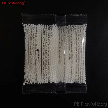 5 packs 7-8MM Toy Bullet For Gel ball Gun Toughened Weighted Milky white Water absorbing ball CS Game Toy accessory QJ68