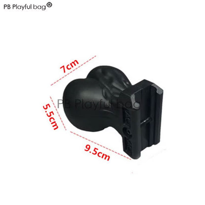 Outdoor sports funny Decompression egg grip nylon 20mm interface adjustable funny adult toy Water Gel Ball Toy Game QD37