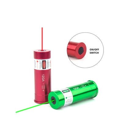 Red Green Dot Sight Training 2MW Laser Bullet 12GA with ON OFF CS Game Toy Accessories QG519 Pb Playful Bag Outdoor Sport