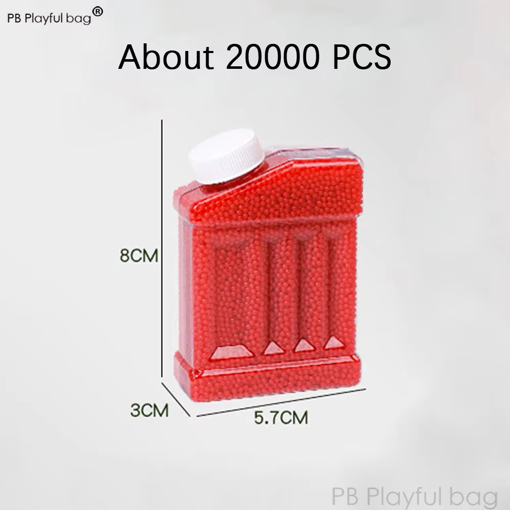 Outdoor Sports 7-8mm Gel Ball Crystal Soil Water Beads Water Bullets Leisure CS Games Toy Accessories Plant Decoration QG629