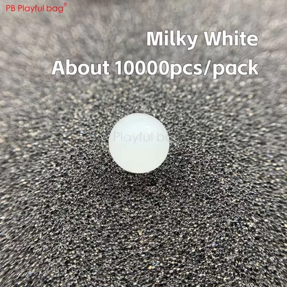 Playful bag CS Sport Toy Milky White Gel Ball Adding Hard Luminous Gel Ball 7-8MM For Gel Ball Gun QD9