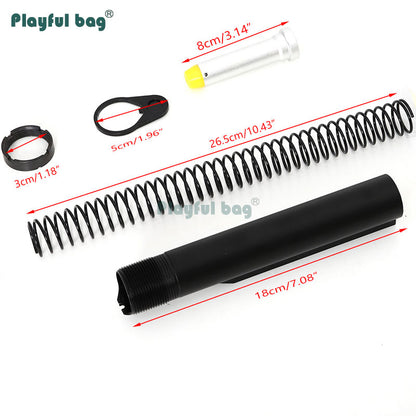 Playful bag CS game toy AR15 M4 M16 tube CS toys accessory Toys gel ball blaster parts diy Spring  APA02