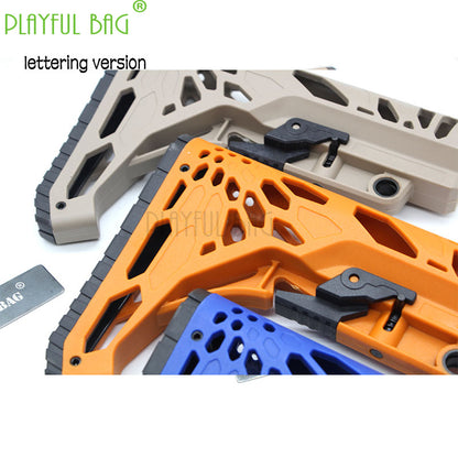 Playful bag Python pattern brace Hollow Nylon CS gel ball blaster rear support Decorative CS sport equipment DIY toys part AKA05