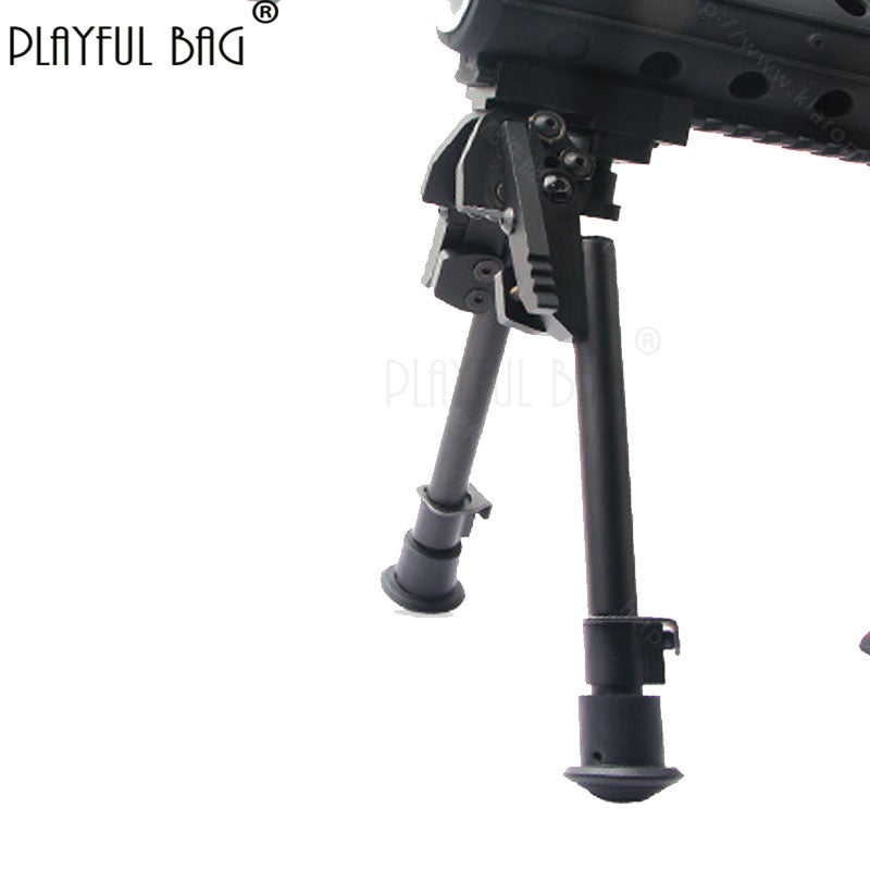 おもちゃの銃の 6 インチ バイポッド ライフル三脚 取り外し可能な組み立てられたカーボン ファイバー高品質の戦術的な三脚伸縮サポート 6 インチ 20 mm カード スロット JD19 
