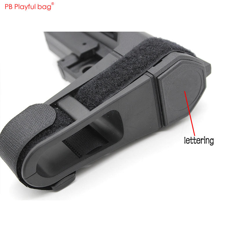 PLAYFUL BAG Outdoor sports shooting toy buttstock gunstock SB A3 Velcro strap butt  Adjustable elastic band fixed on hand  Buffer tube KD57
