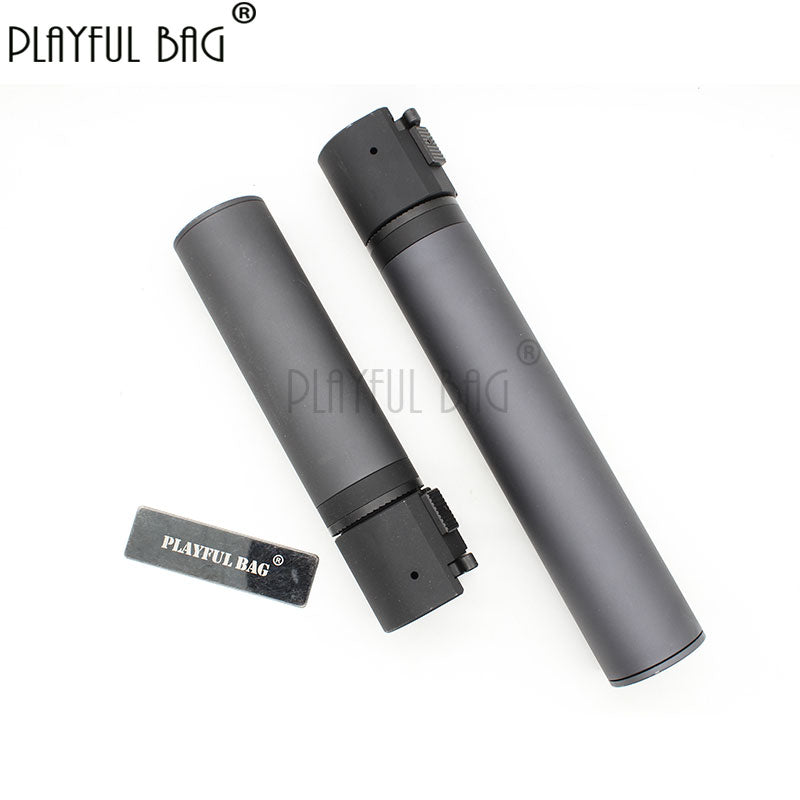Playful bag HK416 A5 Toy Front tube No function Upgraded CS decoration parts CS sport DIY Toy model MA43S Toy rifle silencer acoustical damper