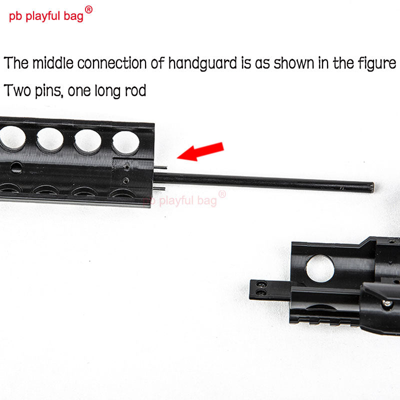 Playful bag Outdoor CS AKA Remington M870 tactical handguard 3D printing material handguard Gel ball toy DIY parts OB68