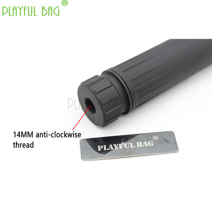 Playful bag Outdoor sport DD game 14mm reverse teeth Jinmin 556 416 M4 gel ball decorative accessory CS toys MA29S Toy rifle silencer acoustical damper