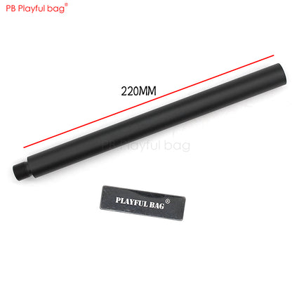 Outdoor sports toy DIY refitting tube outer tube 14 reverse teeth 220 mm long and 10.5 mm water bullet gun refitting parts PD02