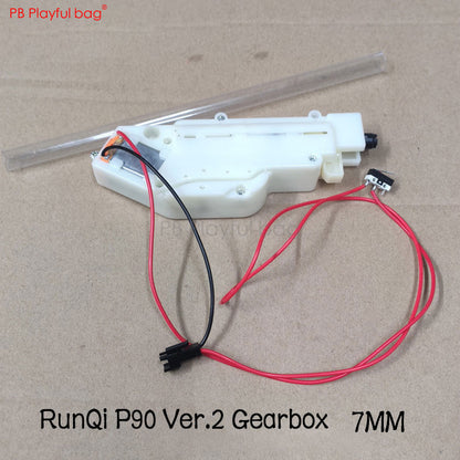 Outdoor CS sports RunQi P90 original gearbox wave box Gel ball blaster toy accessory NA22