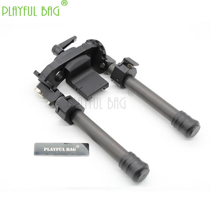 Bipod of toy gun Rifle tripod Detachable assembledCarbon fiber high-quality V10 tactical tripod can swing left and right multifunctional telescopic support