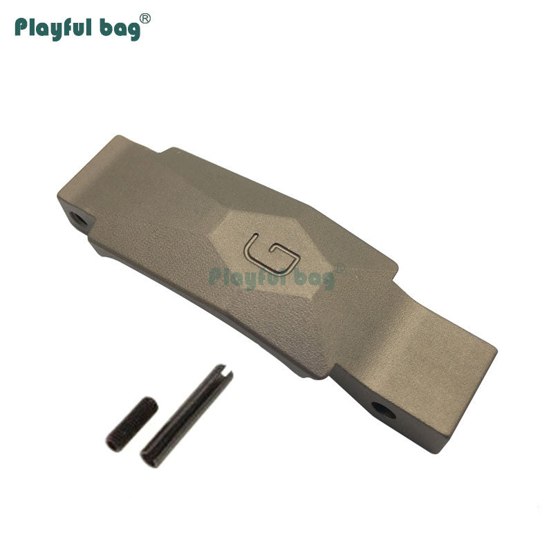 Playful bag "G" Trigger cover 416 Tactical CS gel ball blaster parts TTM FTM Toy AR15 CNC upgrade material Refitting toys AQA06