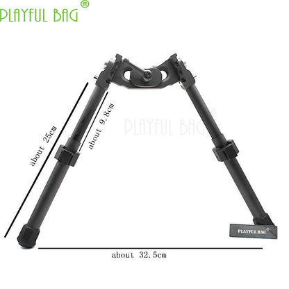 Bipod of toy gun Rifle tripod Detachable assembledCarbon fiber high-quality V10 tactical tripod can swing left and right multifunctional telescopic support