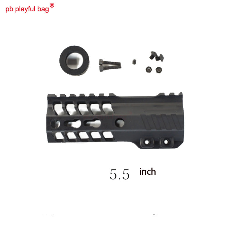 PB PlayfuOutdoor Fun Toy JingJi SLR Nylon Fishbone Handguard 5.5 inch 6.7 inch Handguard Rail Water Bomber Modified Fitting OD64