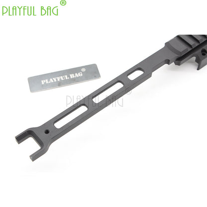 PB Playful Outdoor toys LDT JiQu MP5 MI MLOK interface extended rail version CNC mirror bridge upgrade material accessories OD98