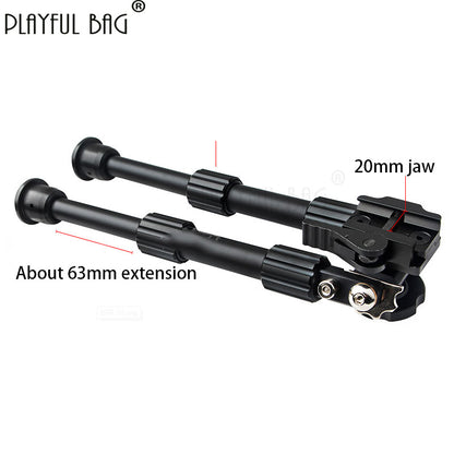 6 inches Bipod of toy gun Rifle tripod Detachable assembledCarbon fiber high-quality tactical tripod  telescopic support M-LOK 6 inch  JD14