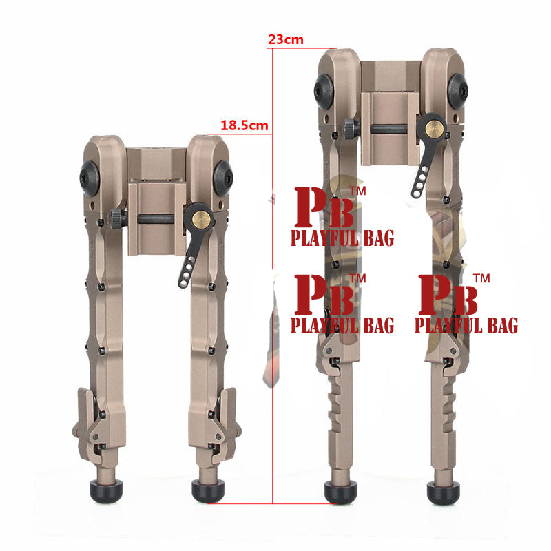 6 inches Toy gun accessories bamboo joint Slub telescopic Scalable  Bipod Tripod of toy gun Rifle tripod Rifle support Detachable assembled