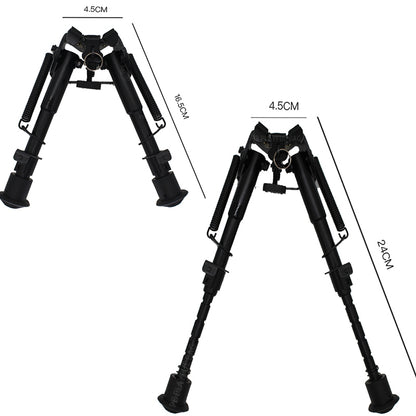 playful bag Bipod with Picatinny Rail Adapter 6-9 Inches Rifle Bipod Rifle Bipod 6" to 9" Adjustable Spring Return Sniper Sling Swivel Mount  JD09