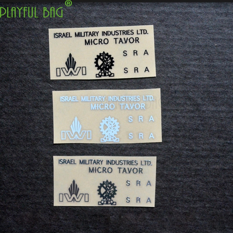 playful bagLamp sticker new Lok TAR21 metal paste Jinming SCAR for M4 new Weill g36 electric water spray Lok Hui ak74U L16