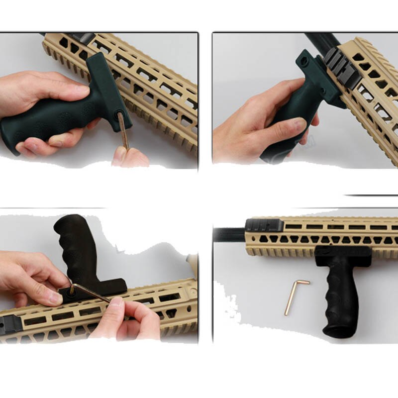New PB Playful bag CS DIY Tactical Hobby Close Fittings M4 jinming8 Lehui STD Universal Ergonomic Grip Gel ball gun LD36