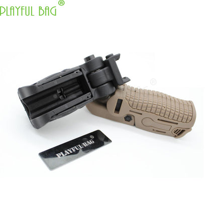 New PB Playful bag CS hobby water-bullet-gun accessory telescopic folding tactical front grip G17 20-21 mm gel ball gun LD10
