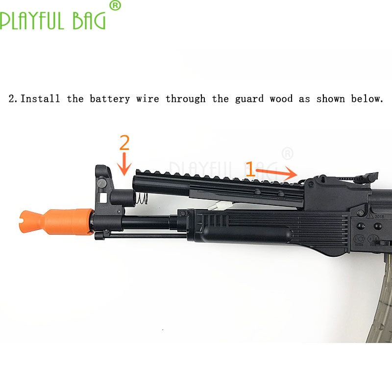 Outdoor CS CP-AK105/74 Water Bomb Modification Tactical protect the wood core 3D Printing Appearance Modified Accessories KJ27