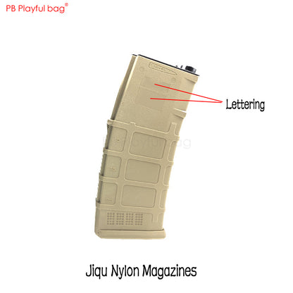 Outdoor CS Game  Jiqu luminous water bullet &Jiqu Nylon and Jinming 8 HK416 Upgrade material Cartridge clip black cow ttm ID32