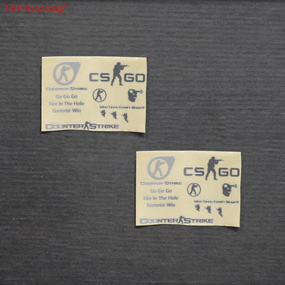 playful bagOutdoor CS essential DIY Water bullet gun Metal Sticker Jinming 9 J9M4 Lehui MK5 Continuous HK416 AK L63
