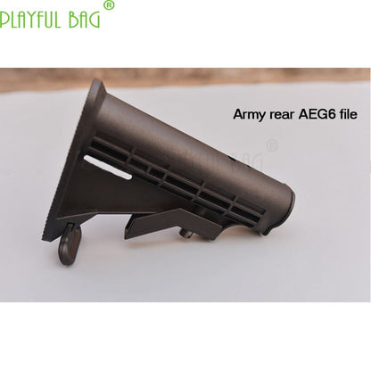 Outdoor activities Jinming 8 generation water bullet gun refitting accessories STD SDGUN BD556 XM316 rear support Rubber pad M20
